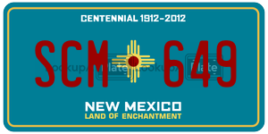 SCM649  license plate in NM