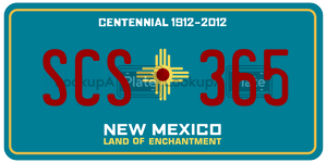 SCS365  license plate in NM