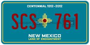 SCS761  license plate in NM