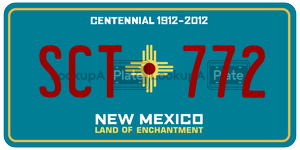 SCT772  license plate in NM