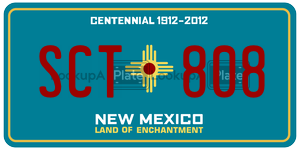 SCT808  license plate in NM