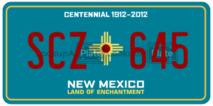 SCZ645  license plate in NM