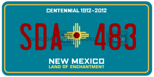 SDA483  license plate in NM