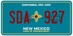 SDA927  license plate in NM