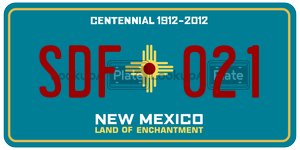 SDF021  license plate in NM