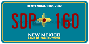 SDP160  license plate in NM