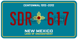 SDR617  license plate in NM