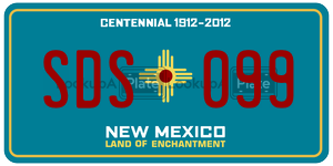 SDS099  license plate in NM