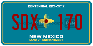 SDX170  license plate in NM