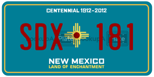 SDX181  license plate in NM