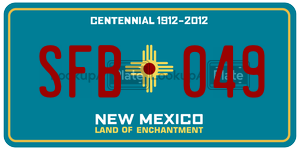 SFB049  license plate in NM