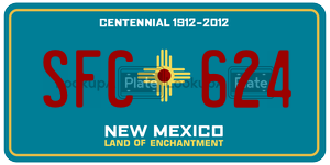SFC624  license plate in NM