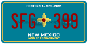 SFG399  license plate in NM