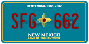 SFG662  license plate in NM