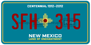 SFH315  license plate in NM