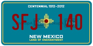 SFJ140  license plate in NM