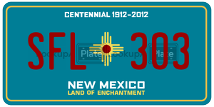 SFL303  license plate in NM