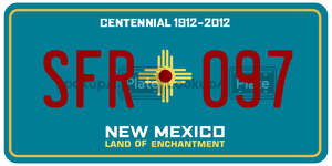 SFR097  license plate in NM