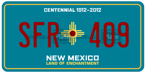 SFR409  license plate in NM