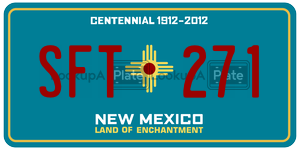 SFT271  license plate in NM