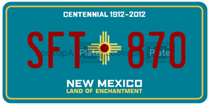 SFT870  license plate in NM