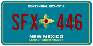SFX446  license plate in NM