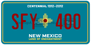 SFY400  license plate in NM