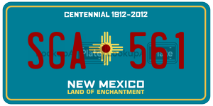 SGA561  license plate in NM