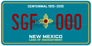 SGF000  license plate in NM