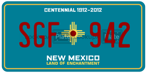 SGF942  license plate in NM