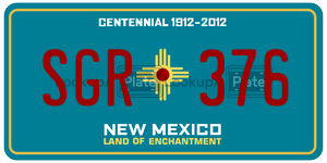 SGR376  license plate in NM