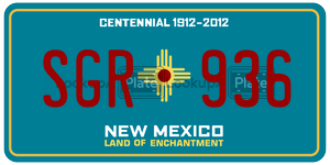 SGR936  license plate in NM