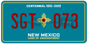 SGT073  license plate in NM