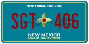SGT406  license plate in NM