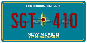 SGT410  license plate in NM