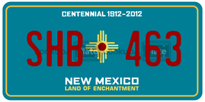 SHB463  license plate in NM