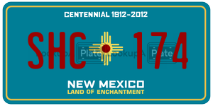 SHC174  license plate in NM