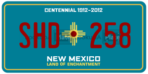 SHD258  license plate in NM