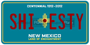 SHIESTY  license plate in NM