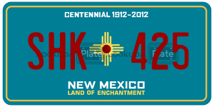 SHK425  license plate in NM