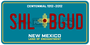SHLBGUD  license plate in NM