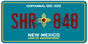 SHR848  license plate in NM