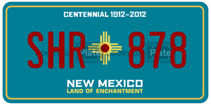 SHR878  license plate in NM