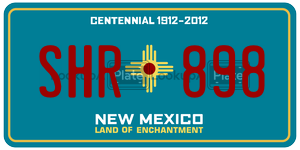 SHR898  license plate in NM