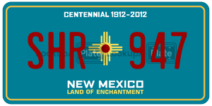 SHR947  license plate in NM