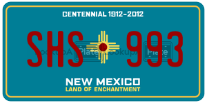 SHS993  license plate in NM