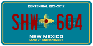SHW604  license plate in NM