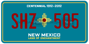 SHZ505  license plate in NM