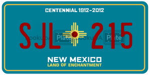 SJL215  license plate in NM