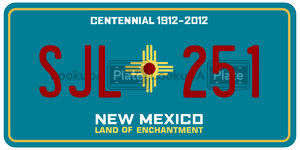 SJL251  license plate in NM